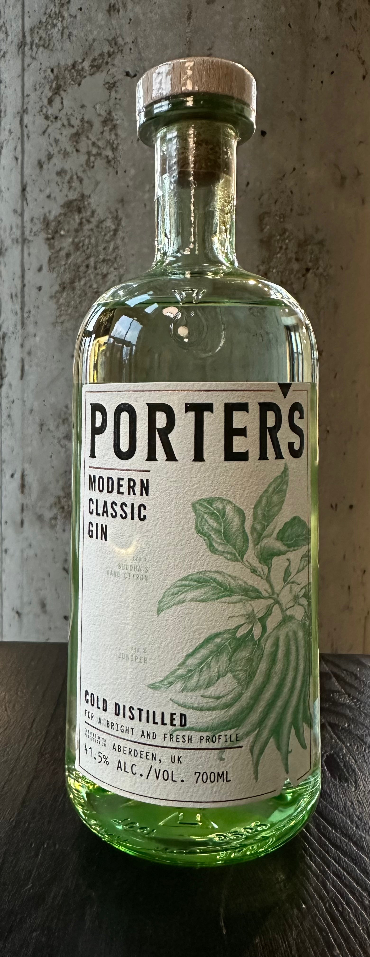 Porter's Modern Classic Gin