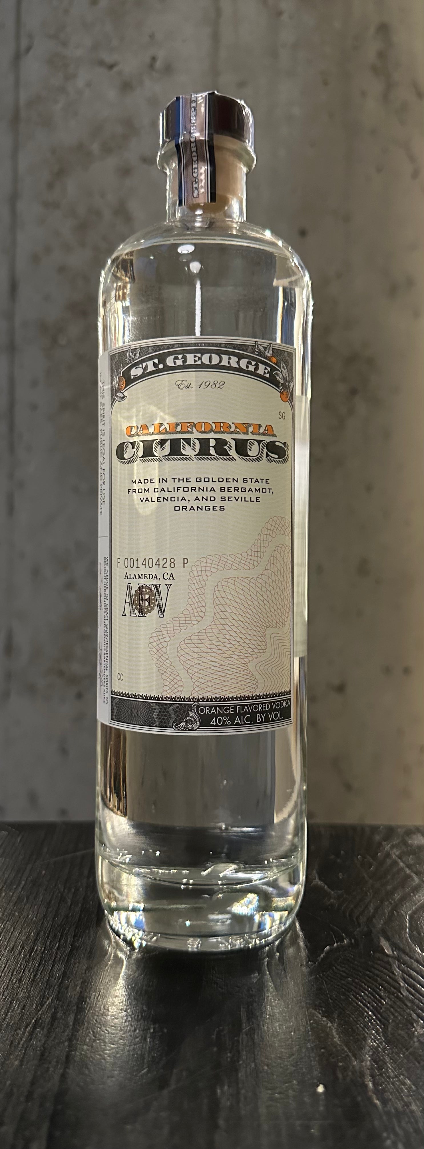 St. George Citrus Vodka