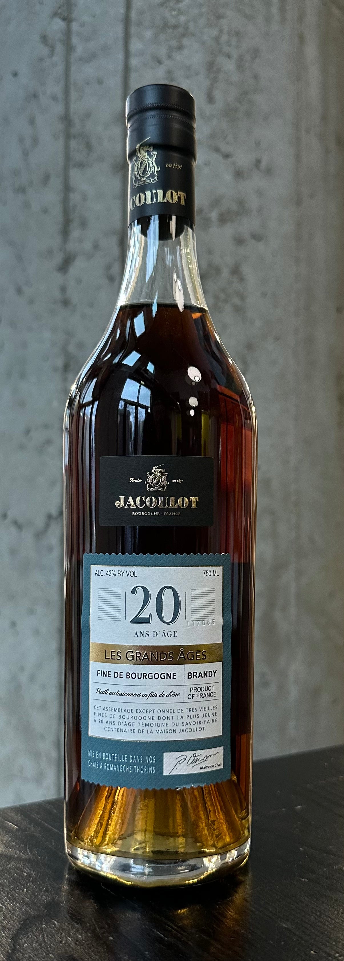 Jacoulot "Les Grands Âges" Fine de Bourgogne 20-Year (750ml)