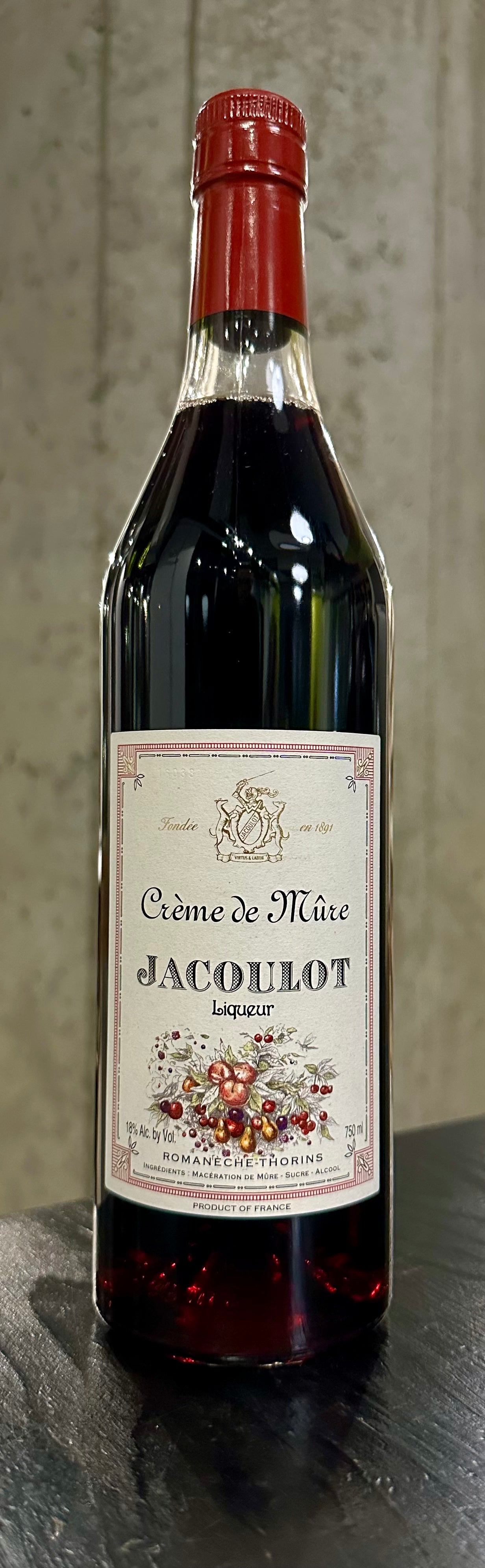 Jacoulot Crème de Mûre (Blackberry)