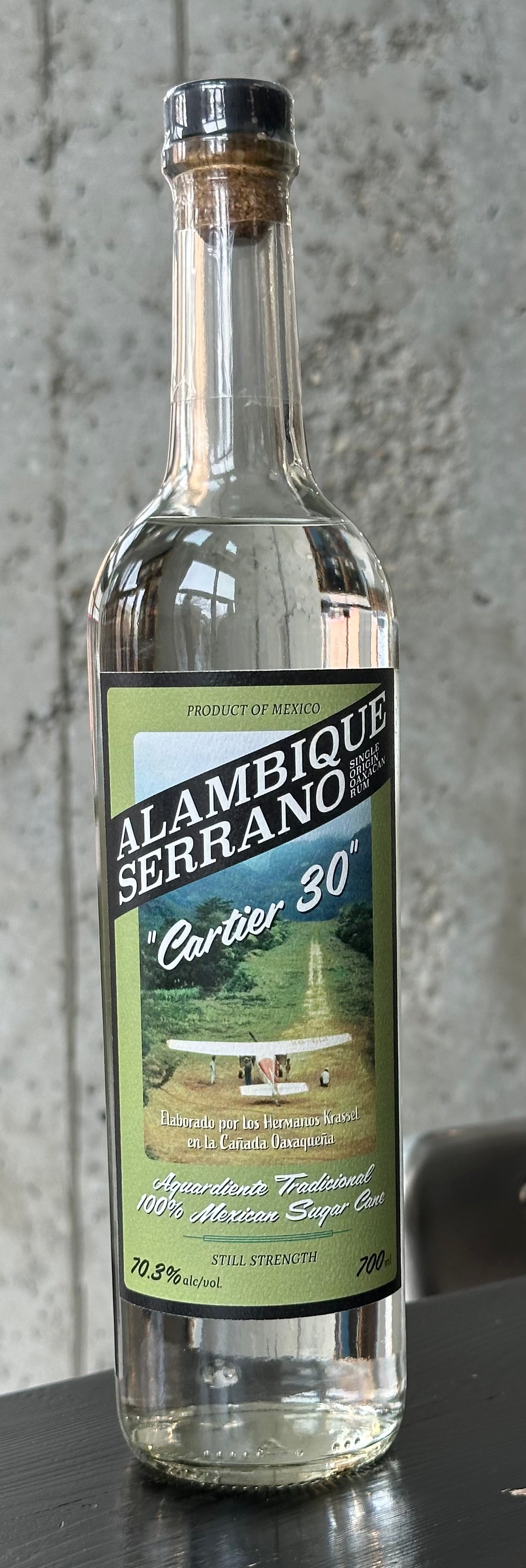 Alambique Serrano "Cartier 30" Single Origin Oaxacan Rum