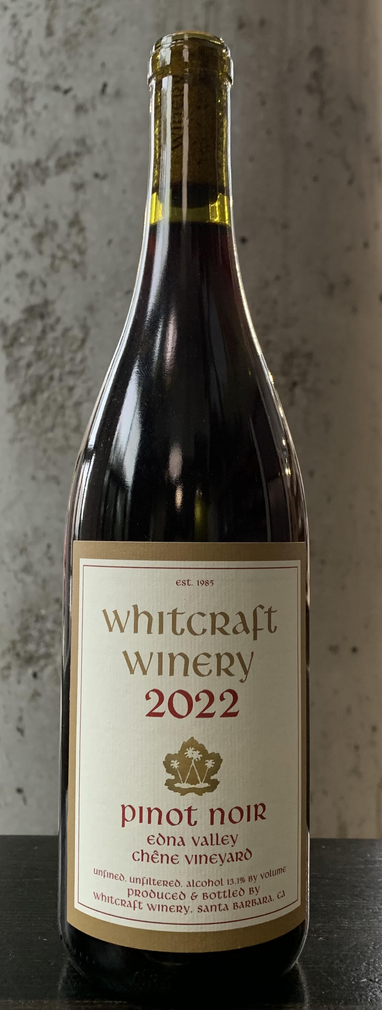 Whitcraft "Chêne Vineyard" Pinot Noir, Edna Valley '22