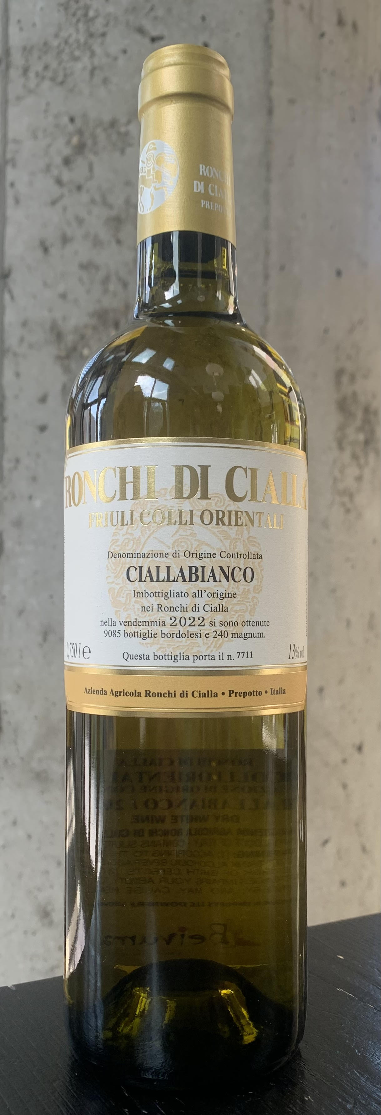 Ronchi di Cialla "Cialla Bianco" Friuli Colli Orientali '22