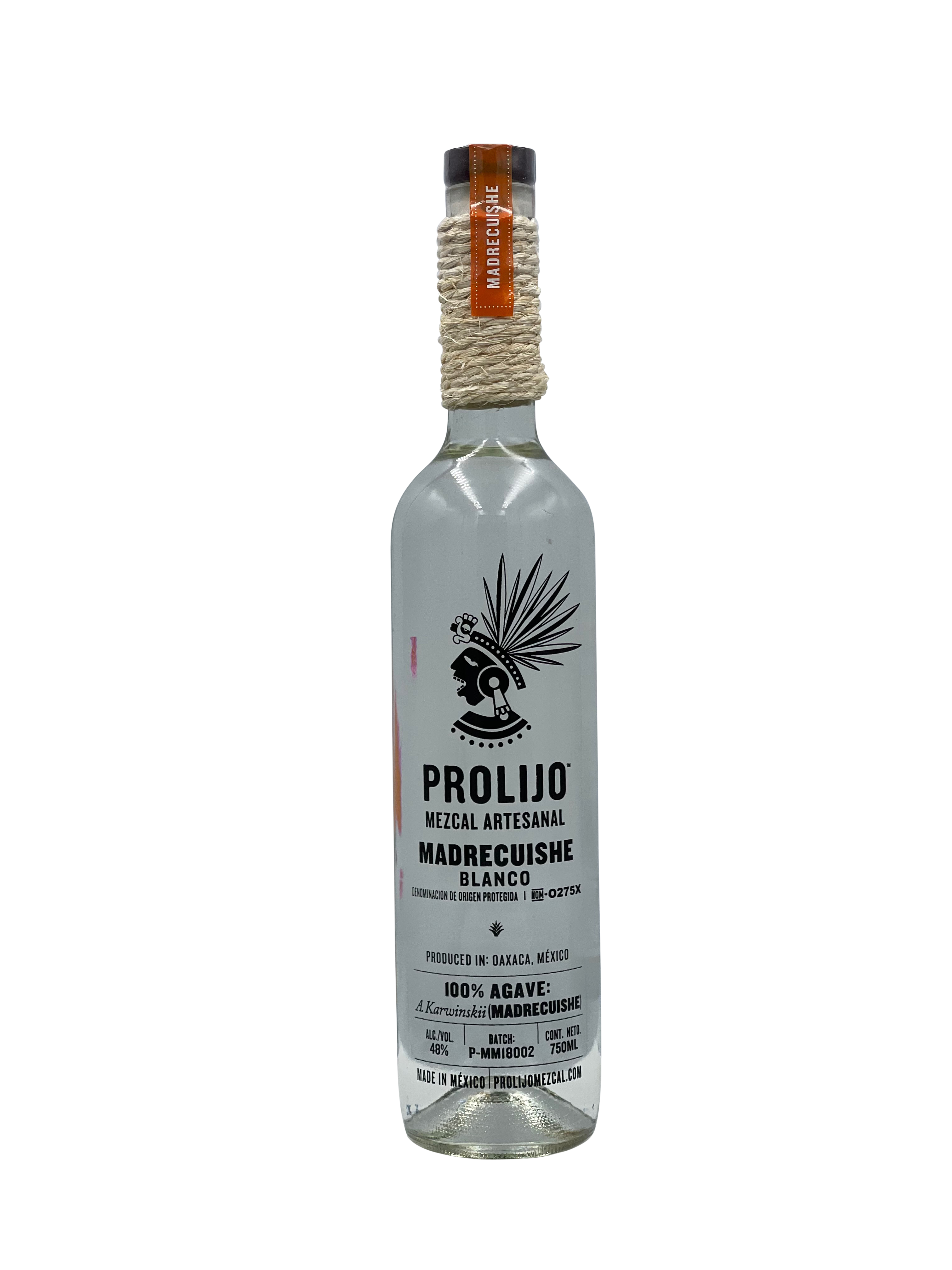 Prolijo Mezcal "Madrecuishe" Blanco