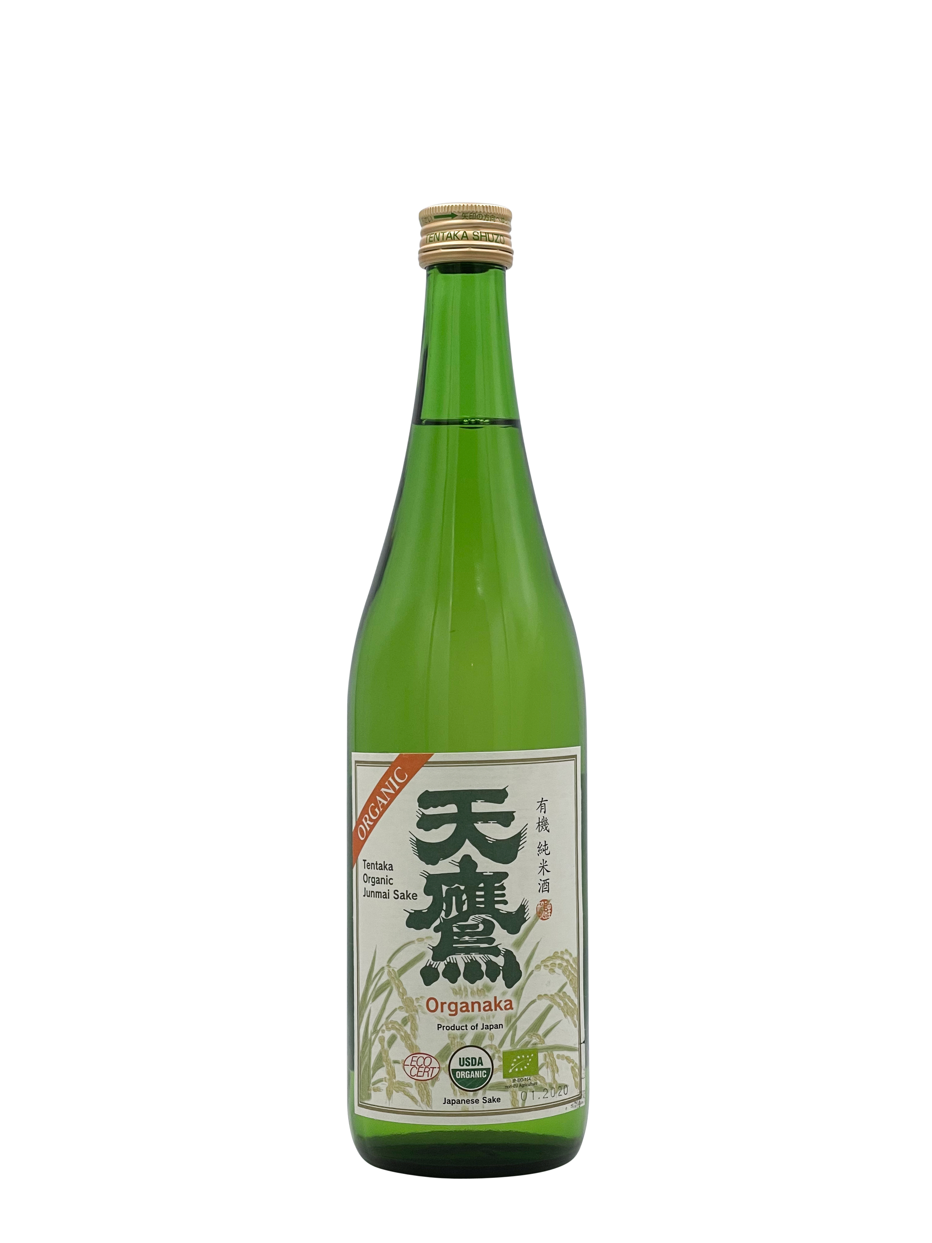 Tentaka Junmai "Organaka" (720ml)