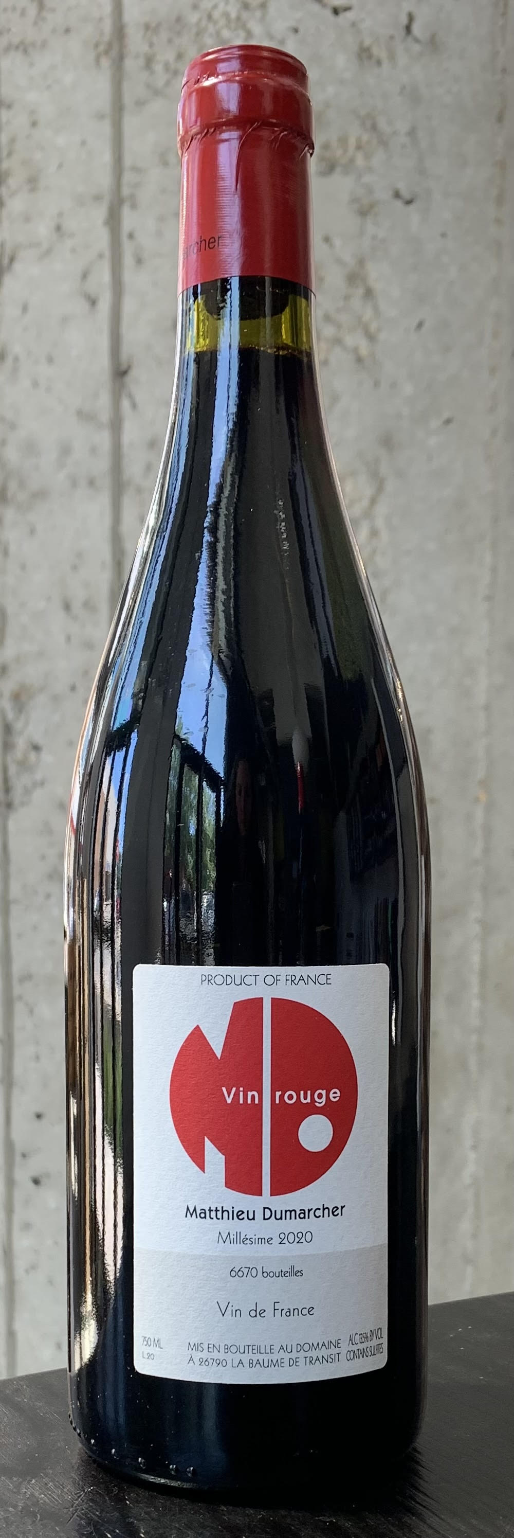 Matthieu Dumarcher “Vin Rouge” Vin de France ’20